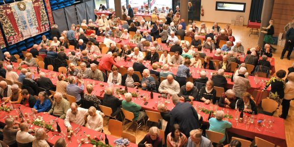 Un beau moment de partage avec nos aînés