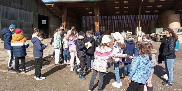 UNE JOURNÉE AU COEUR DE LA FERME POUR LES ENFANTS DES ÉCOLES DE RECH