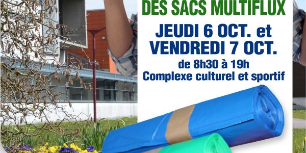 DISTRIBUTION DES SACS MULTIFLUX POUR NOTRE COMMUNE DE SARRALBE DISTRIBUTION DES SACS MULTIFLUX POUR NOTRE COMMUNE DE SARRALBE