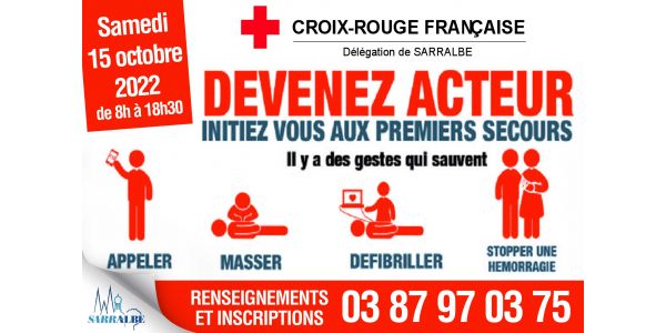 Croix-Rouge de Sarralbe - Formation aux premiers secours Croix-Rouge de Sarralbe - Formation aux premiers secours