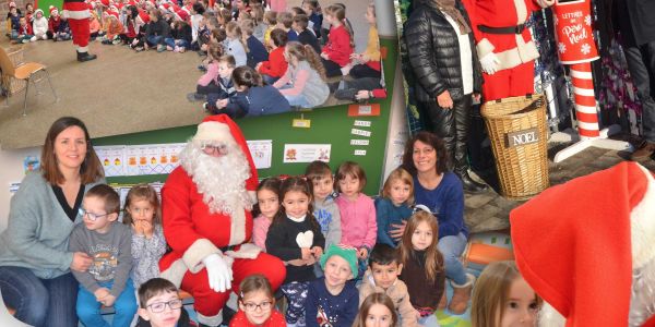 LE PÈRE NOËL EST PASSÉ DANS NOS ÉCOLES ! LE PÈRE NOËL EST PASSÉ DANS NOS ÉCOLES !