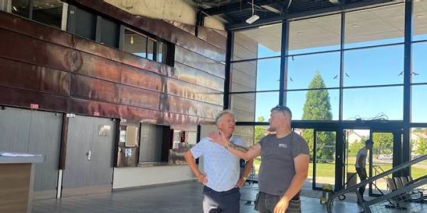 Centre culturel & sportif – Les travaux continuent ! Centre culturel & sportif – Les travaux continuent !