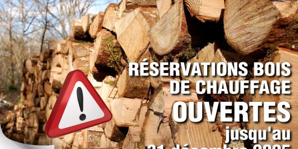 Réservations du bois de chauffage