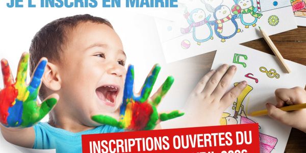 Inscriptions pour la rentrée scolaire de septembre 2026