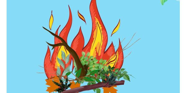 Le brûlage à l'air libre est interdit