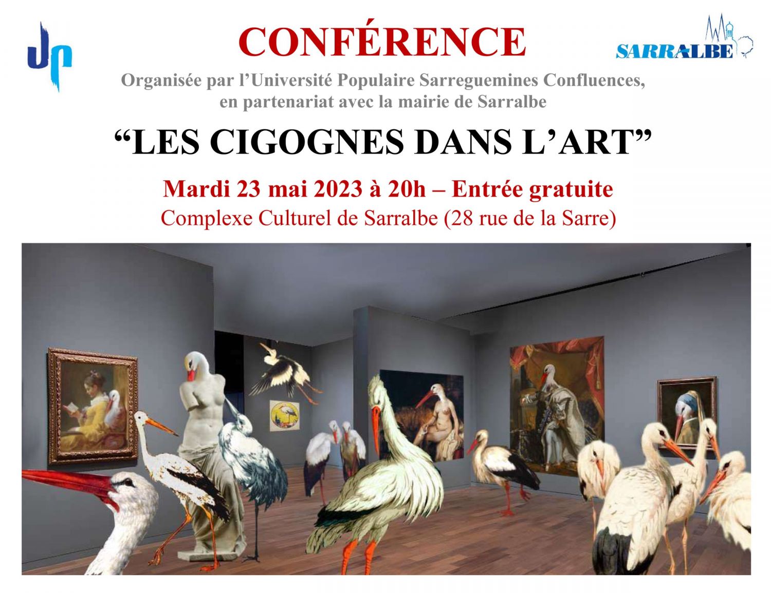 Conférence “Les cigognes dans l'Art”