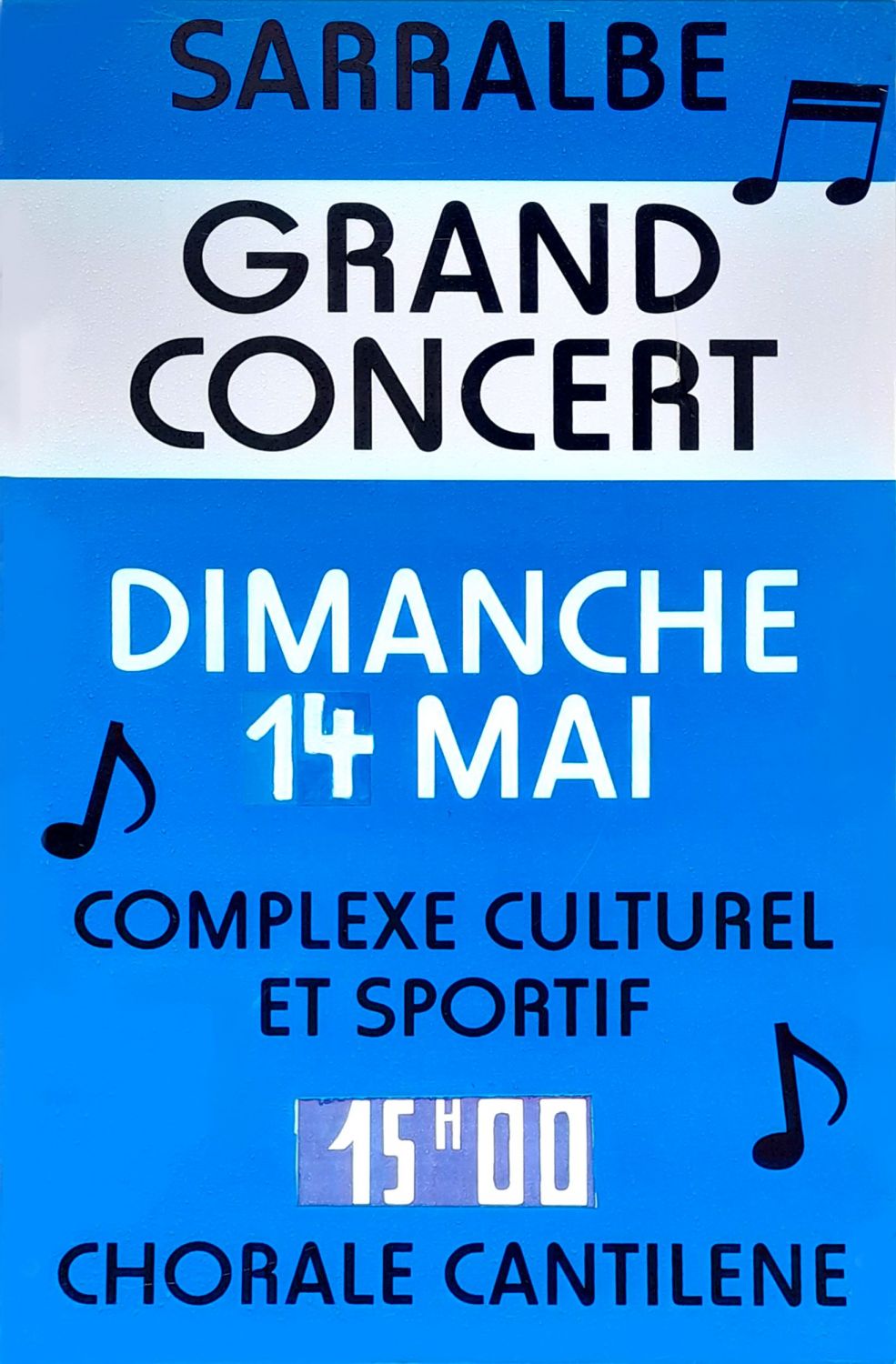 Grand concert de la chorale Cantilène