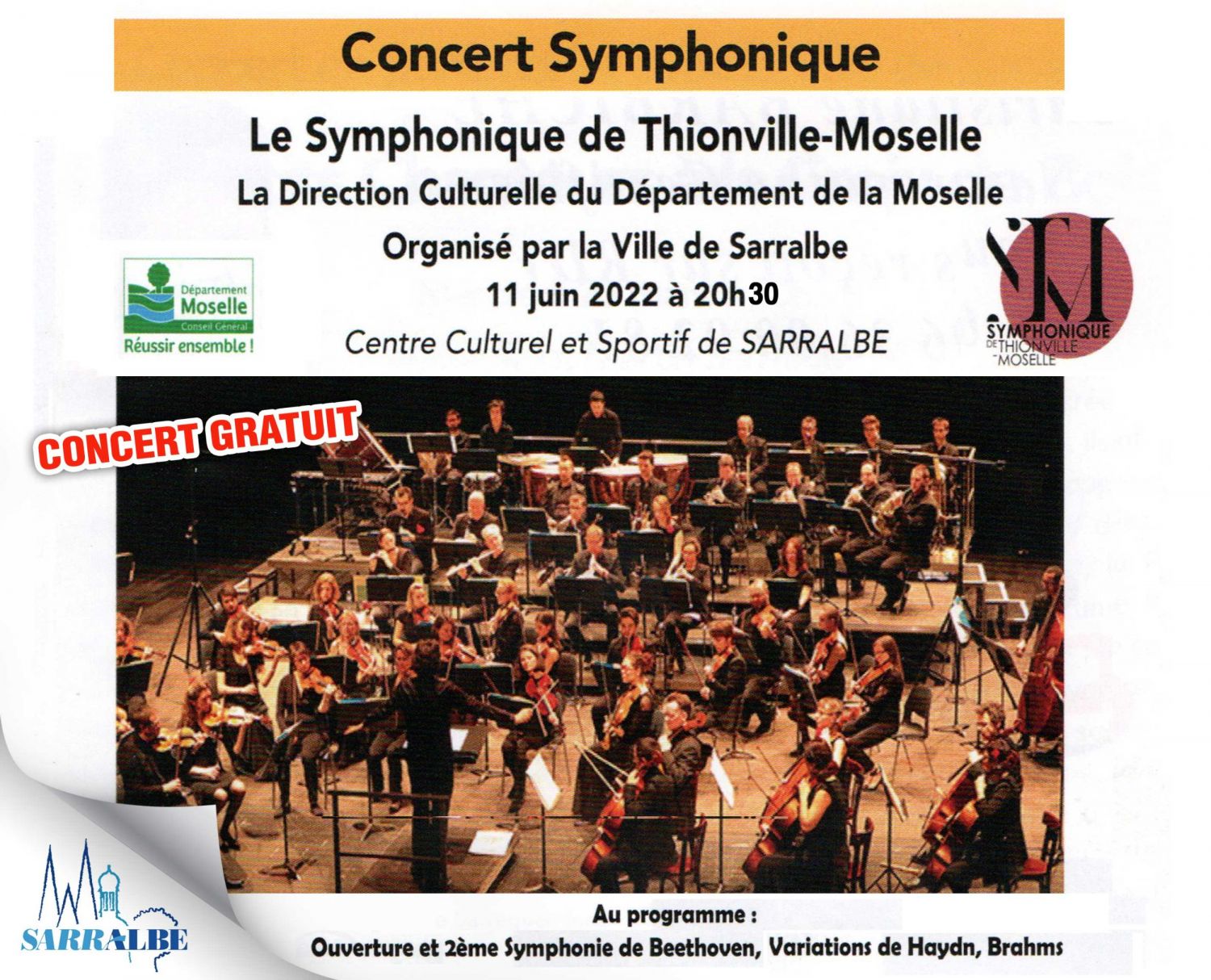 Concert Symphonique GRATUIT