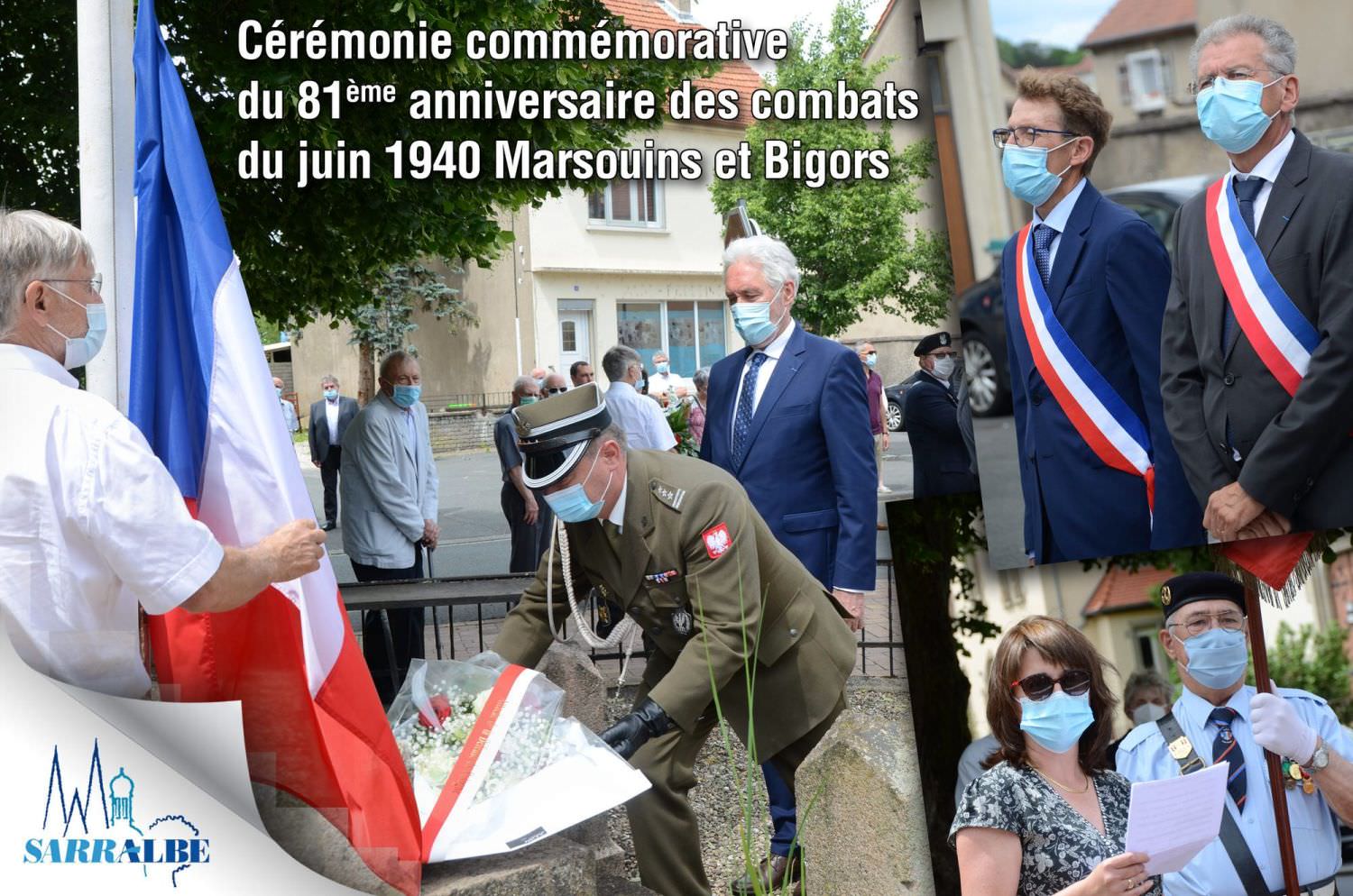 Cérémonies commémoratives du 81ème anniversaire des combats de Juin 1940