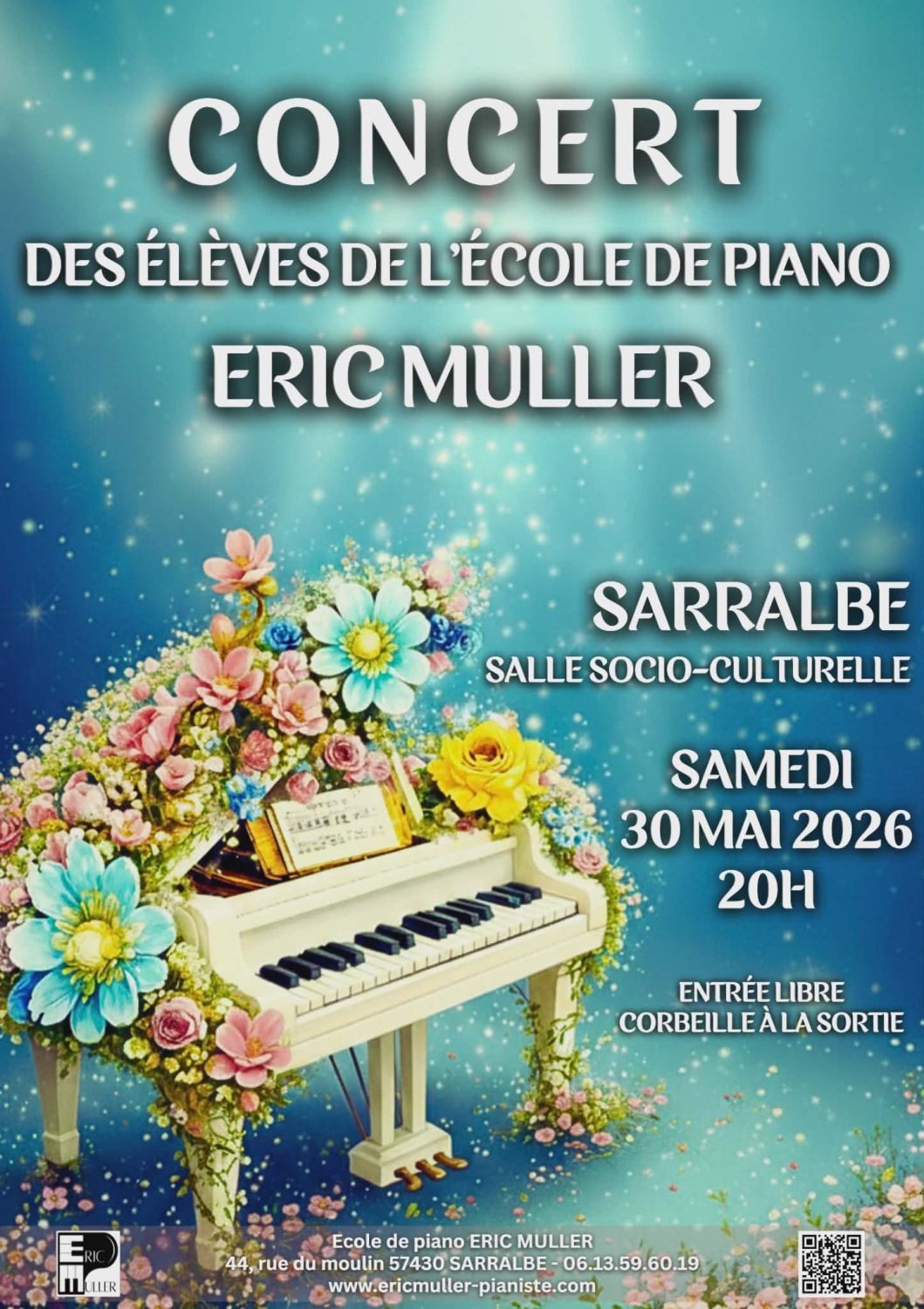 Concert des élèves de l'école de piano Eric Muller