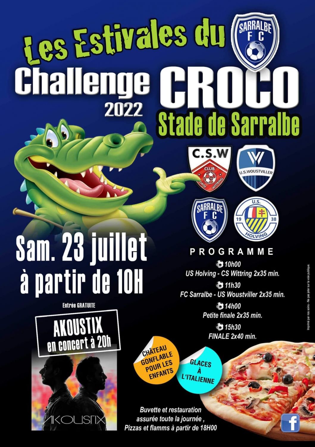 Challenge CROCO 2022 du FC Sarralbe