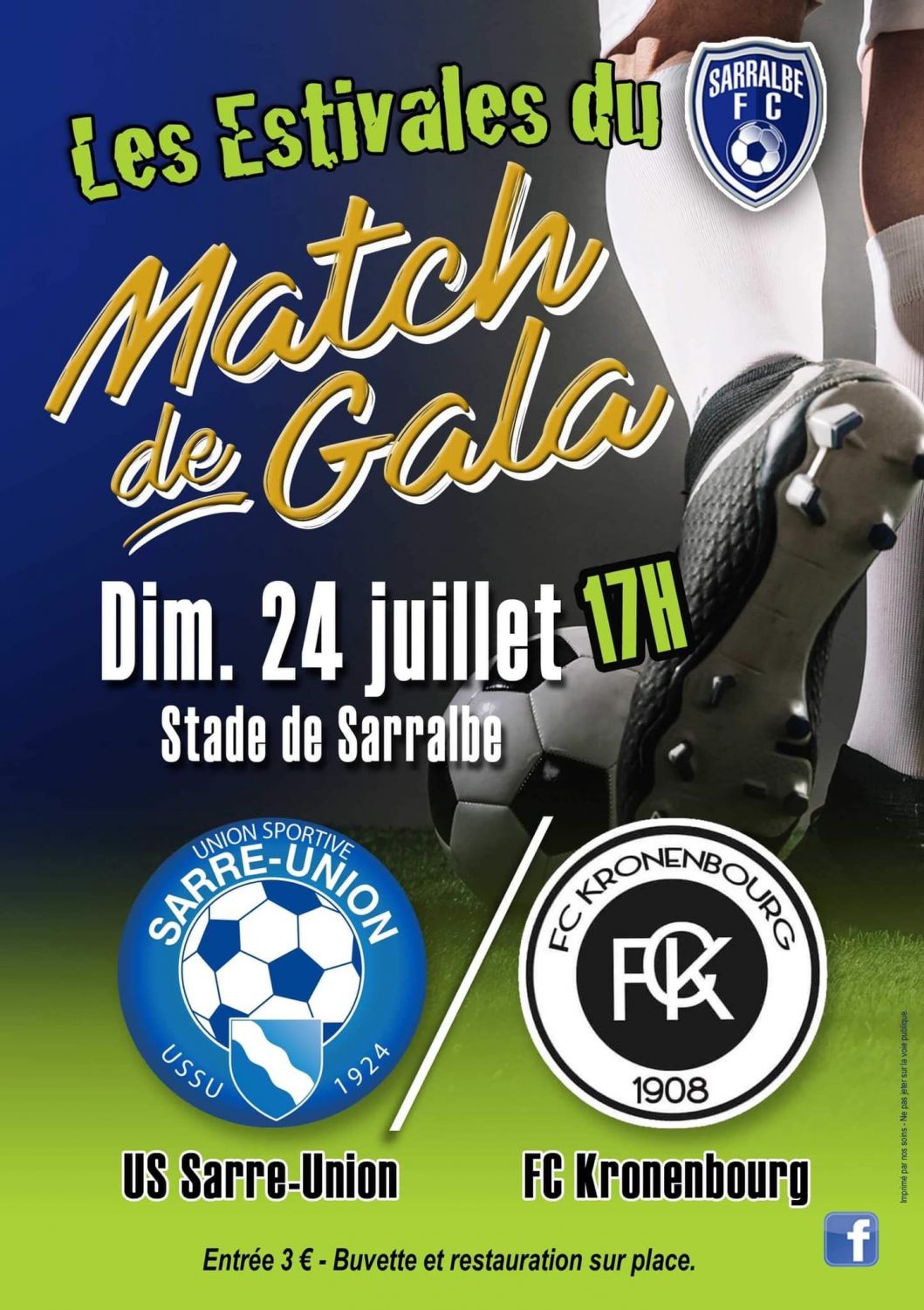 Match de Gala 2022 au FC Sarralbe