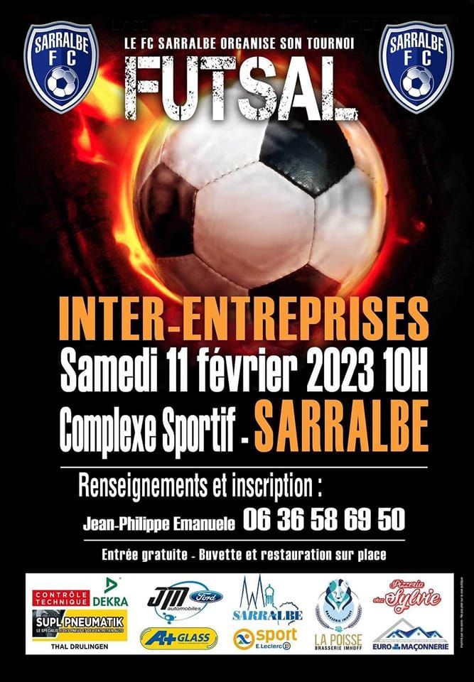 Tournoi Futsal Inter-entreprises avec le FC Sarralbe