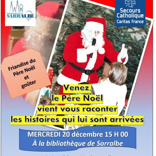 PÈRE NOËL À LA BIBLIOTHÈQUE