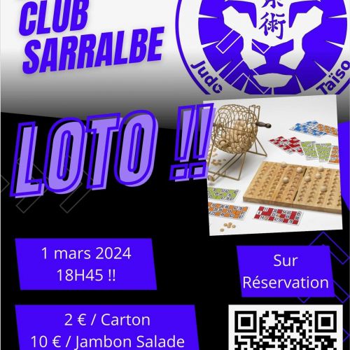 Soirée LOTO avec le Judo Club de Sarralbe