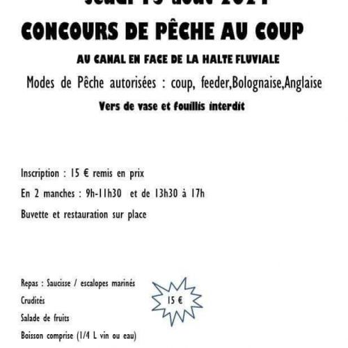 Concours de pêche au coup