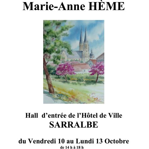 Exposition : Les aquarelles de Marie-Anne HÈME