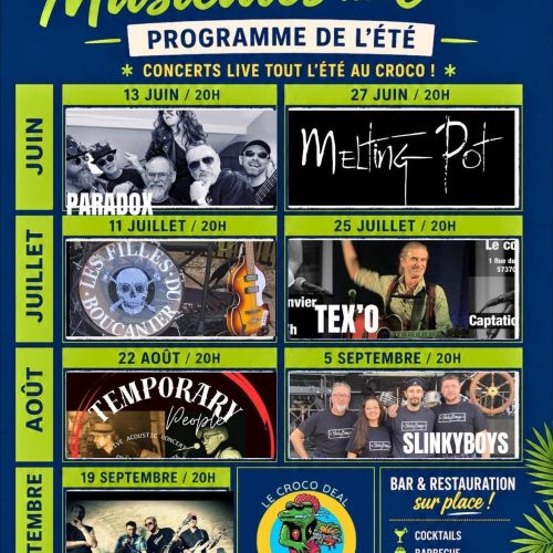 Les Terrasses Musicales du Croco