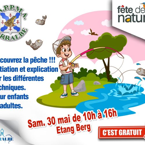 JOURNÉE DÉCOUVERTE DE LA PÊCHE (GRATUIT)