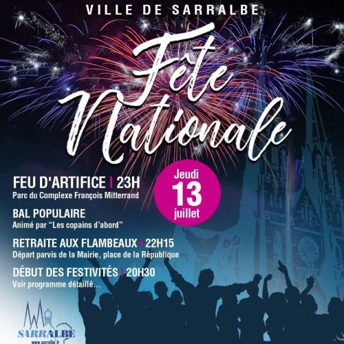 FESTIVITÉS DU 13 JUILLET 2023