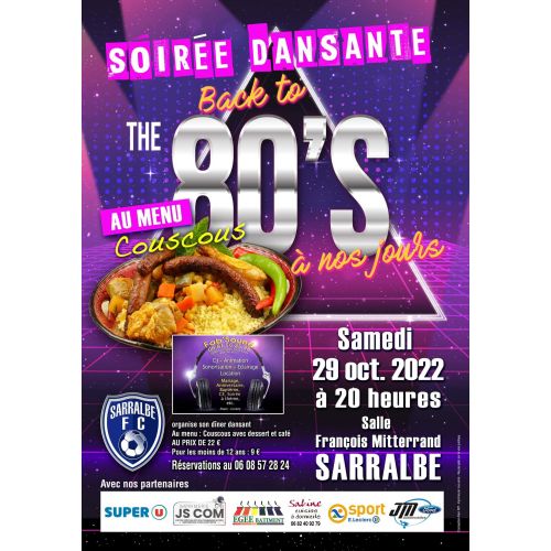 FC Sarralbe - Soirée années 80