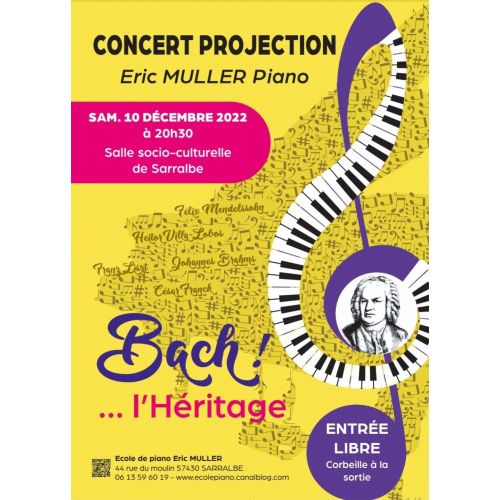 Concert Projection - Eric Muller Piano