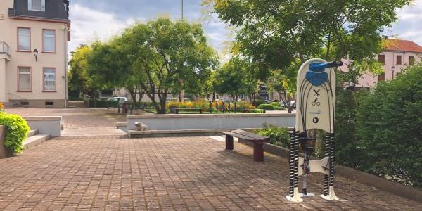 Installation d'une borne répare-vélos au centre-ville