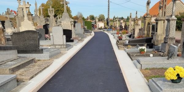 Aménagement paysager et requalification du cimetière, 2ème tranche