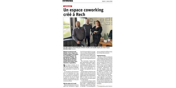 Co-Working - Sarre Espace Activités